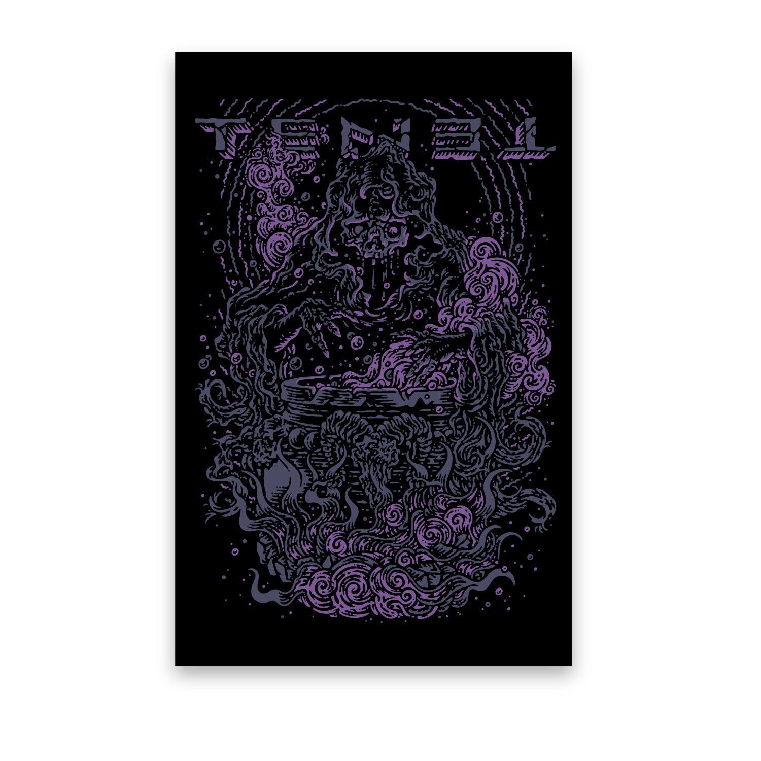 DEEP PURPLE POSTER SIGNED BY HANNAH BERGEMANN (LIMITED EDITION)